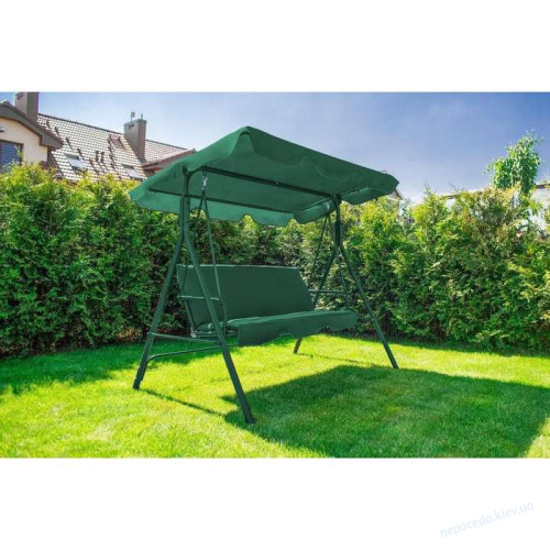 Садовая качеля Just Garden Relax трехместная (зеленая), фото 6