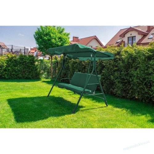 Садовая качеля Just Garden Relax трехместная (зеленая), фото 7