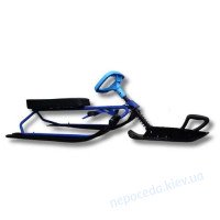 Санки-мотоцикл Prime Sport Snow Moto синие