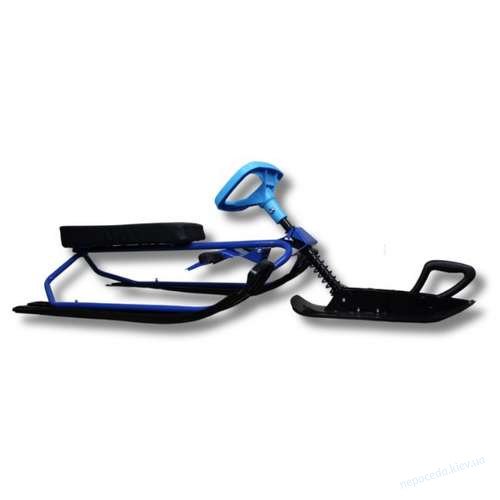 Санки-мотоцикл Prime Sport Snow Moto синие
