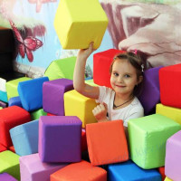Поролоновые кубики для поролоновой ямы в игровую зону 100шт