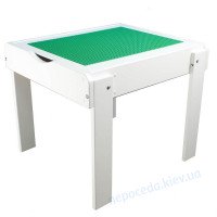 Детский столик-песочница с подсветкой и игровой поверхностью белый