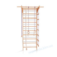 Шведская стенка спортивная 10-Lux 1-220 для дома из дерева детская