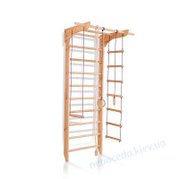 Шведская стенка 10-Lux 1-240 для дома из сосны детская