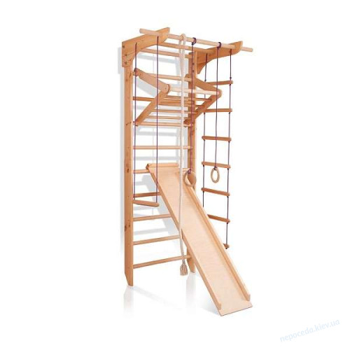 Спортивный уголок 10-Lux 3-240 детский из сосны для дома, фото 3