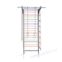Шведская стенка деревянная 12-Lux 1-220 с навесным оборудованием