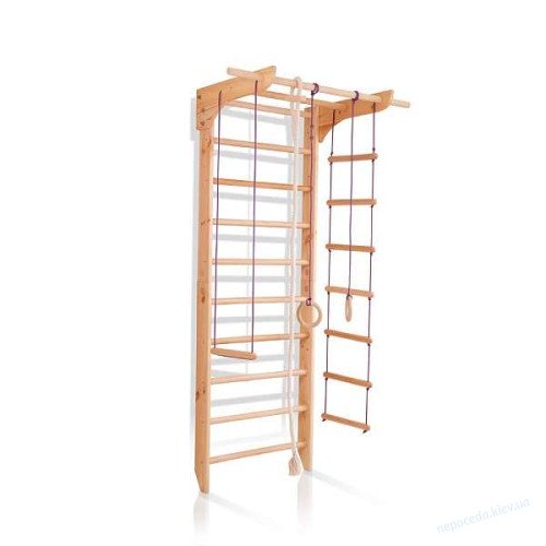Шведская стенка 10-Lux 1-240 для дома из сосны детская