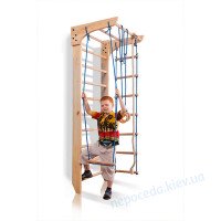 Шведская стенка с кольцами и канатом Kinder 2-220 ХИТ продаж