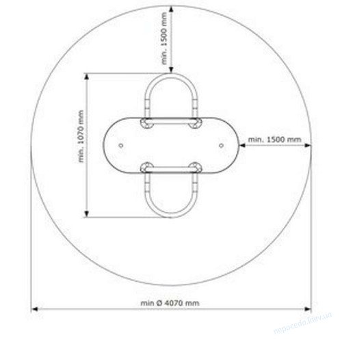 Качалка на пружине L-line из HDPE пластика, фото 1