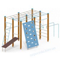 Детский спортивный комплекс уличный с лазалкой на спортплощадку