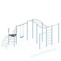 Спортивный комплекс детский уличный с качелей на спортплощадку