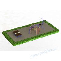 Спортивные площадки SP2 из оборудования и тренажеров