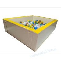 Сухой бассейн "Прямоугольник" 150х120х40см детский игровой без шаров