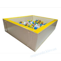 Большой сухой бассейн "Прямоугольник" 250х200х40см улучшенный