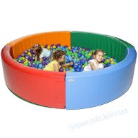 Большой детский сухой бассейн "Круг" 2,5 м