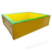 Сухий дитячий басейн манеж ігровий Прямокутник 150х120х40 см різнокольоровий