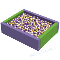 Сухой детский бассейн Прямоугольник 1,5 на 1,2