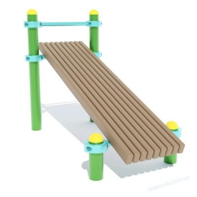 Вулична Лава з упором для преса спортивна