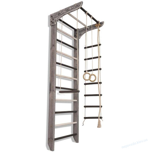 Спортивний куточок «Kinder Loft & White 2-220» у квартиру дитячий, фото 3