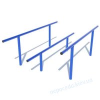 Упор металлический для пресса на спортивную площадку