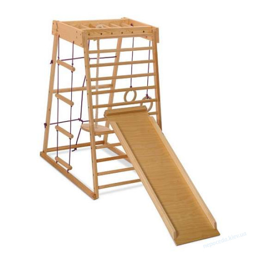 Спортивный комплекс уличный детский Акварелька- outdoor 4 для детей игровой с горкой