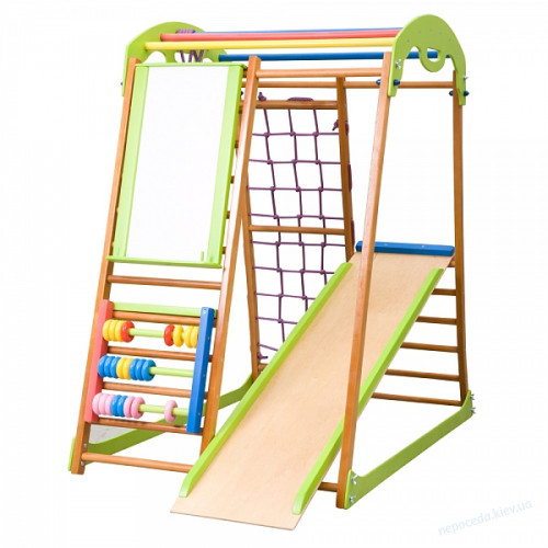 Детский спортивный комплекс в квартиру Беби Wood Plus, фото 3