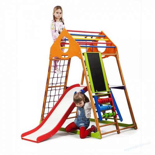 Детский спортивный комплекс для дома KindWood Plus 3, фото 1