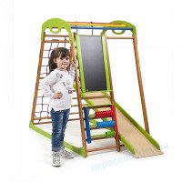 Детский спортивный комплекс в квартиру Беби Wood Plus