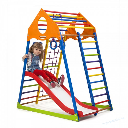 Дитячий спортивний комплекс KindWood Color Plus 1