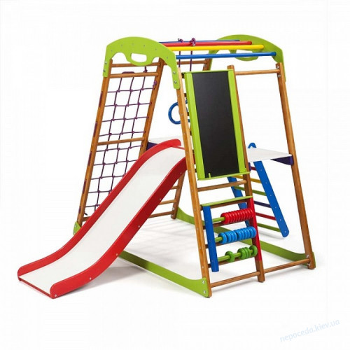 Детский спортивный комплекс + горка BabyWood Plus 3, фото 1
