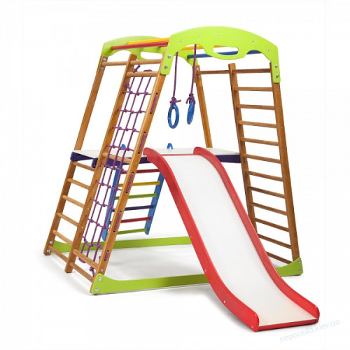 Детский спортивный комплекс для дома BabyWood Plus 2 , фото 3