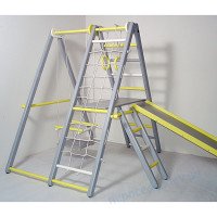 Игровой складной спортивный уголок Кроша серо-желтый