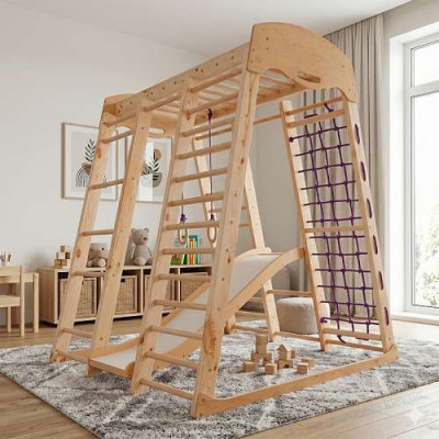 Спортивний комплекс для дому «Акварелька» Wood дерев'яний