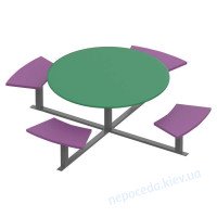 Столик с лавочками для детской площадки
