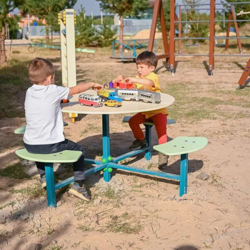 Дитячий столик розбірний для 4 дітей для садочка або у двір, фото 2