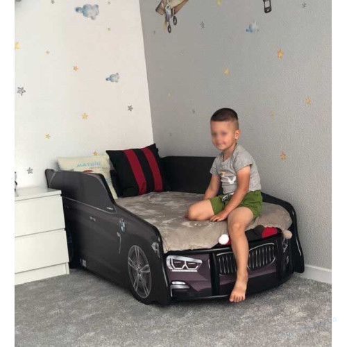 Дитяче ліжко Преміум БМВ червона, фото 1