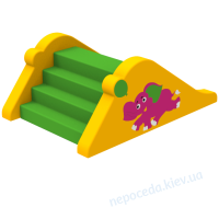 Гірка (м'який модуль) KIDIGO Гусеничка в ігрову кімнату