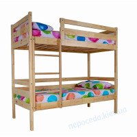 Детская Двухъярусная кровать babyson 3 лаковая 