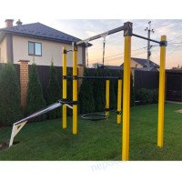 Спортивний комплекс с качелей Гнездо ЕП-08 для улицы