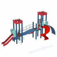 Детская площадка с винтовой горкой Победитель