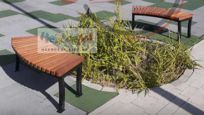 скамейка гнутая полукругом